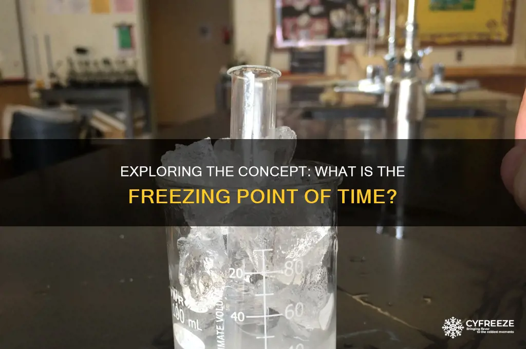 what is the freezing point of time