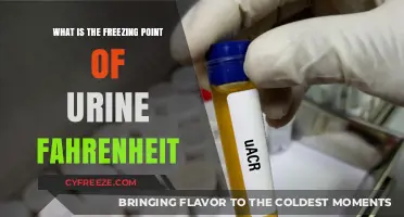 Urine Freezing Point: Understanding Fahrenheit Temperature Threshold