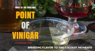 Understanding the Freezing Point of Vinegar: A Comprehensive Guide