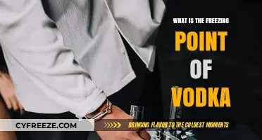 Vodka's Freezing Point: Understanding the Science Behind the Chill