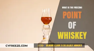 Whiskey's Freezing Point: Understanding How Cold It Can Get