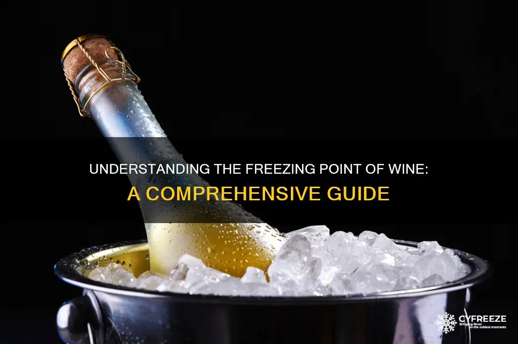 what is the freezing point of wine