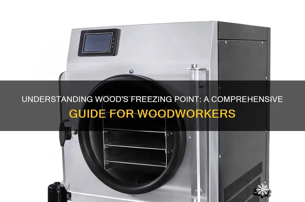what is the freezing point of wood