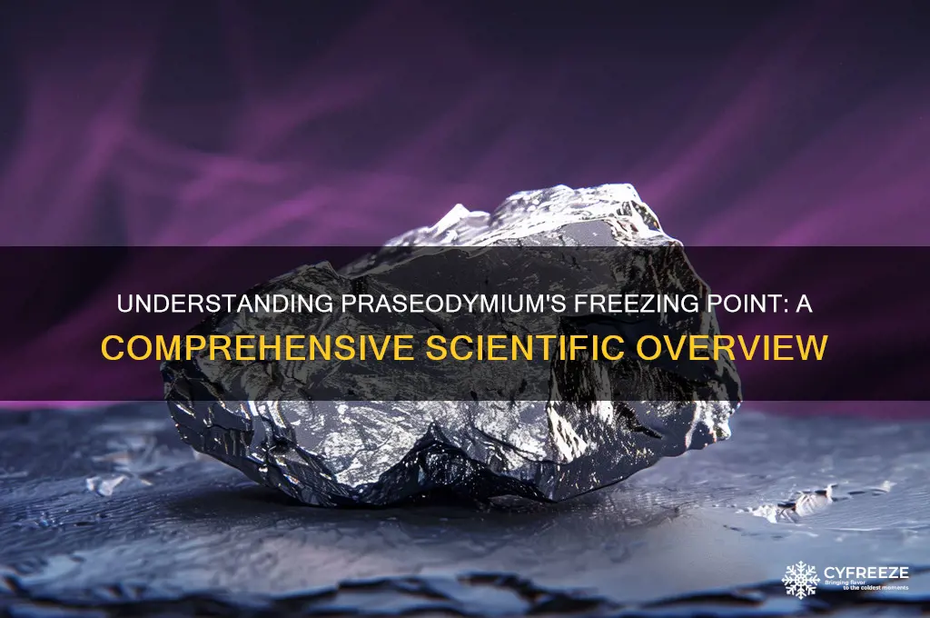 what is the freezing point praseodymium
