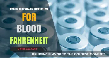Blood's Freezing Point: Understanding Temperature in Fahrenheit