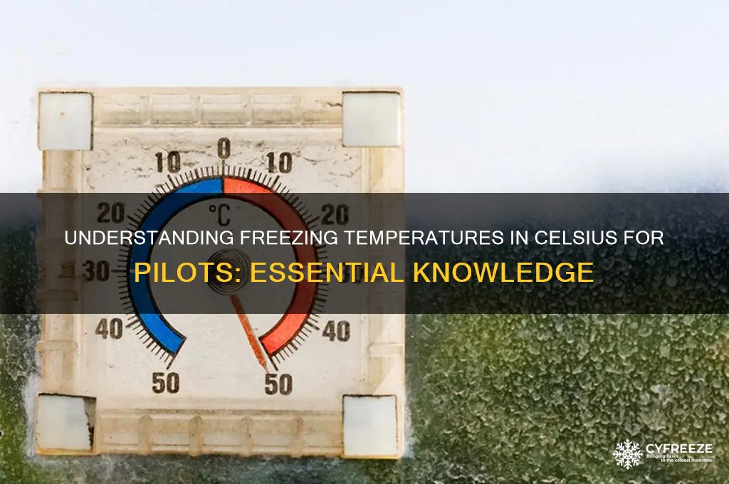 what is the freezing temperature for pilots in c