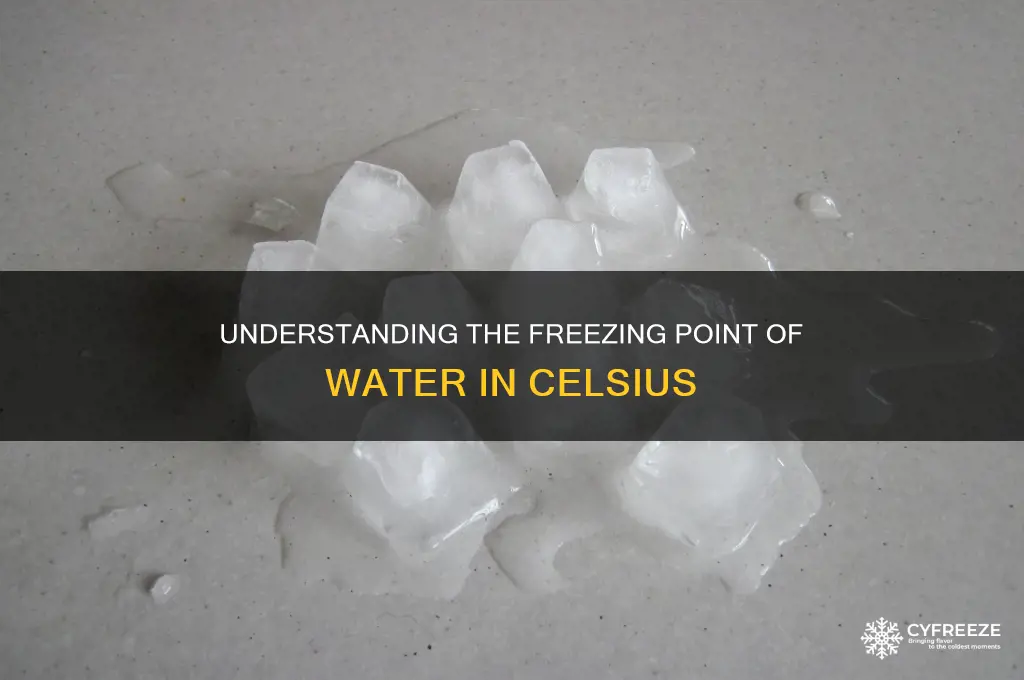what is the freezing temperature in cel