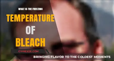 Understanding Bleach's Freezing Point: Temperature Thresholds and Safety Tips