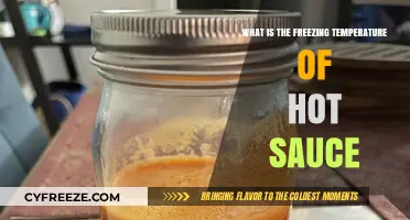 Hot Sauce Freezing Point: What Temperature Turns Heat to Ice?