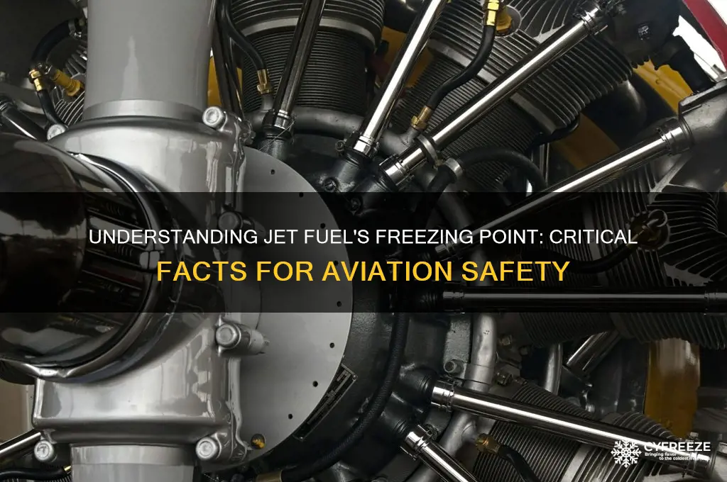 what is the freezing temperature of jet fuel