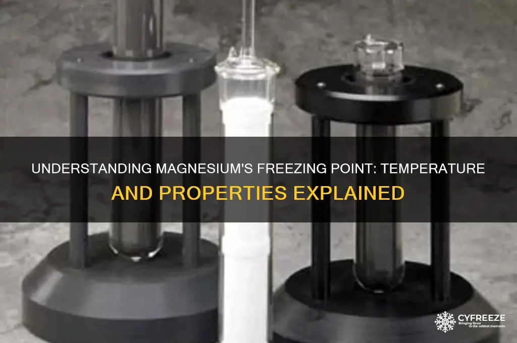 what is the freezing temperature of magnesium