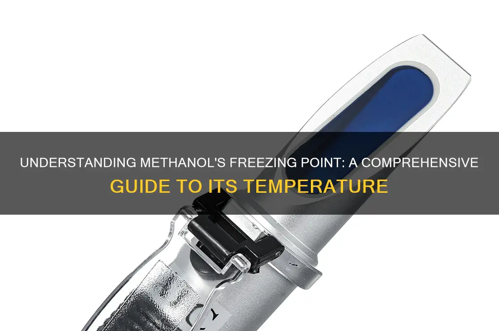 what is the freezing temperature of methanol