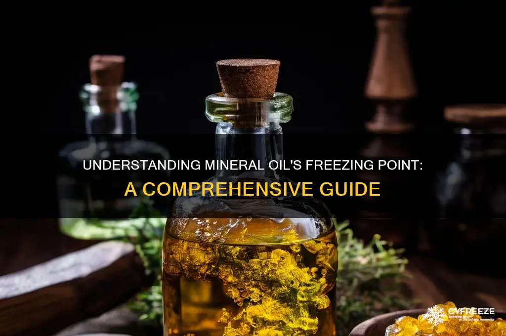 what is the freezing temperature of mineral oil