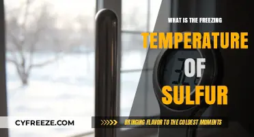 Understanding Sulfur's Freezing Point: Temperature and Chemical Properties Explained
