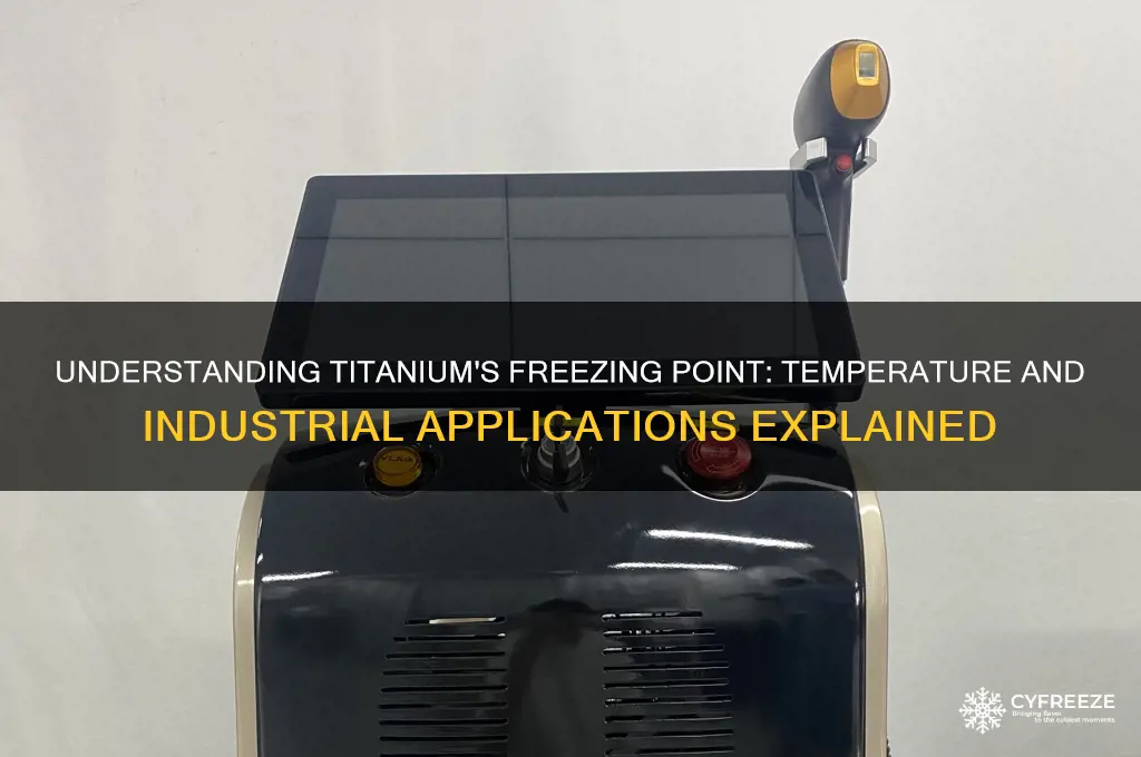 what is the freezing temperature of titanium