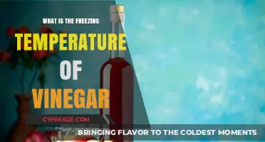 Vinegar's Freezing Point: Understanding Its Temperature Threshold and Uses