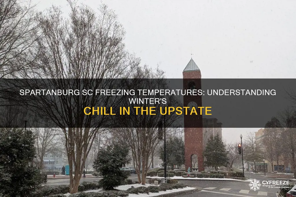 what is the freezing temperatures in spartanburg sc