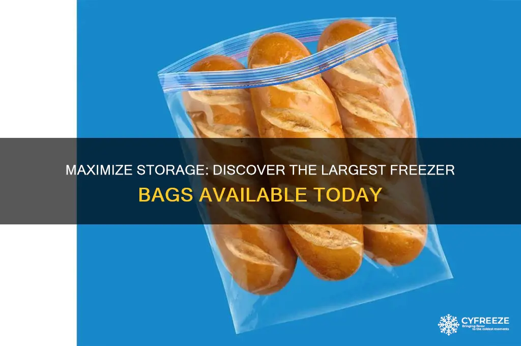 what is the large freezer bags i can get