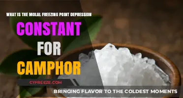 Understanding Camphor's Molal Freezing Point Depression Constant: A Comprehensive Guide