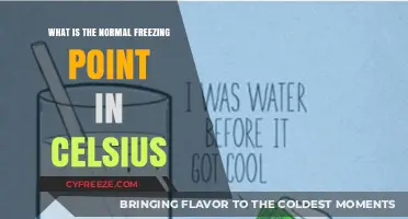 Understanding the Standard Freezing Point of Water in Celsius