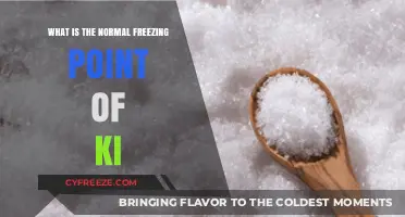 Understanding the Normal Freezing Point of Potassium Iodide (KI)