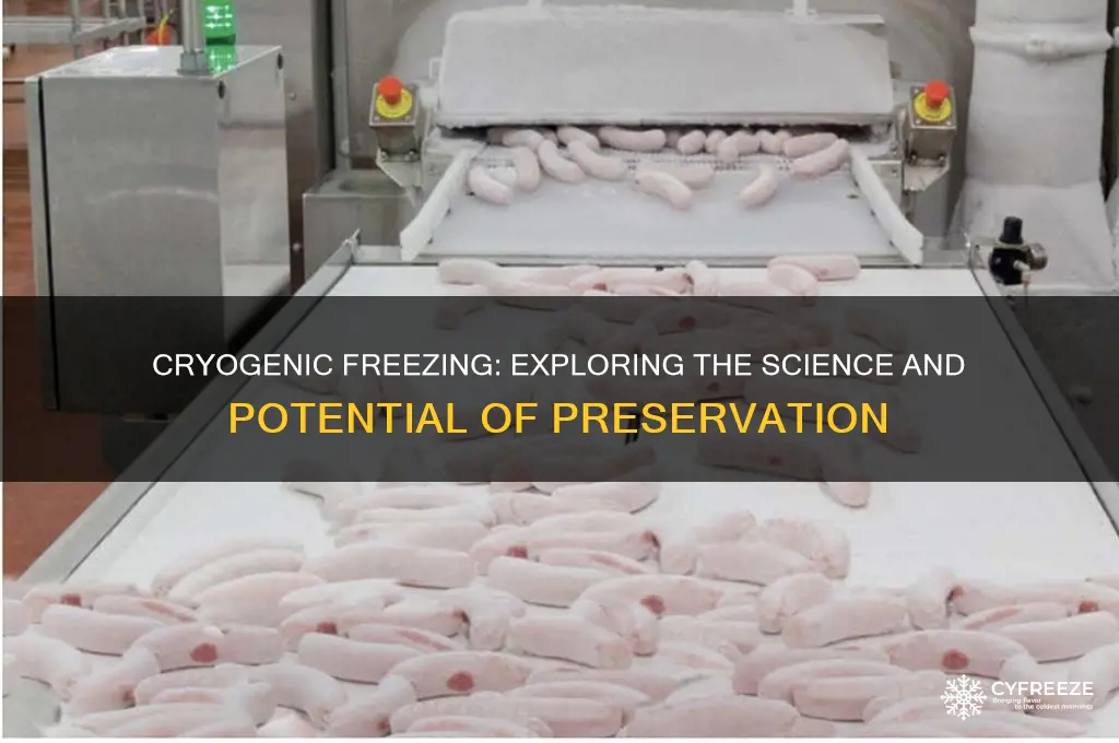what is the point of cryogenic freezing