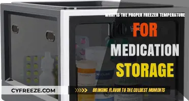 Optimal Freezer Temperature for Safe and Effective Medication Storage
