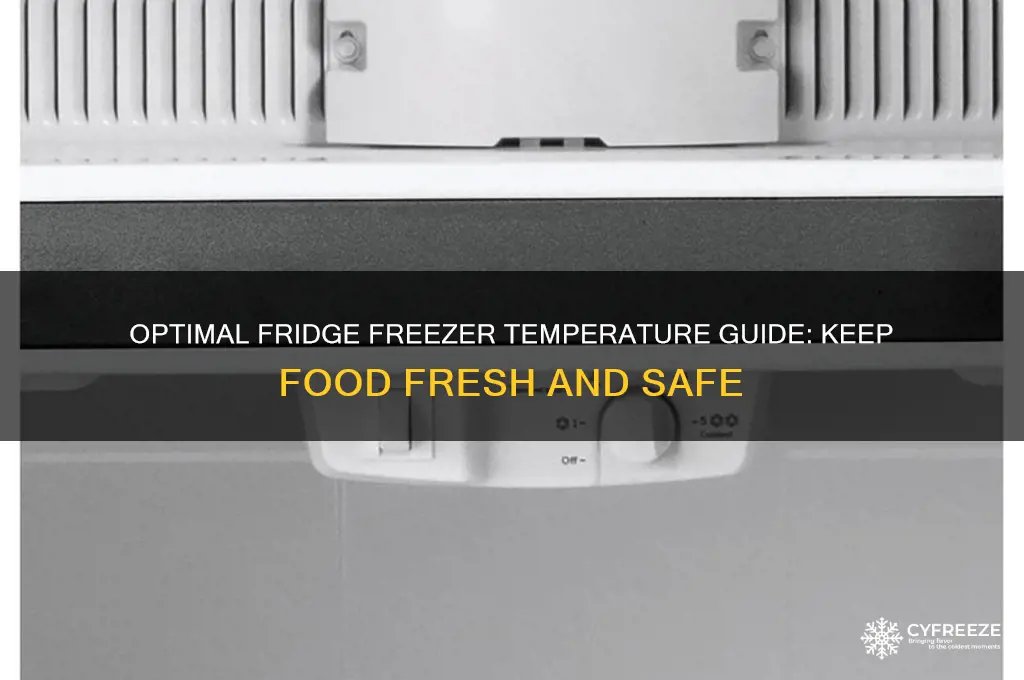 what is the right temperature for a fridge freezer