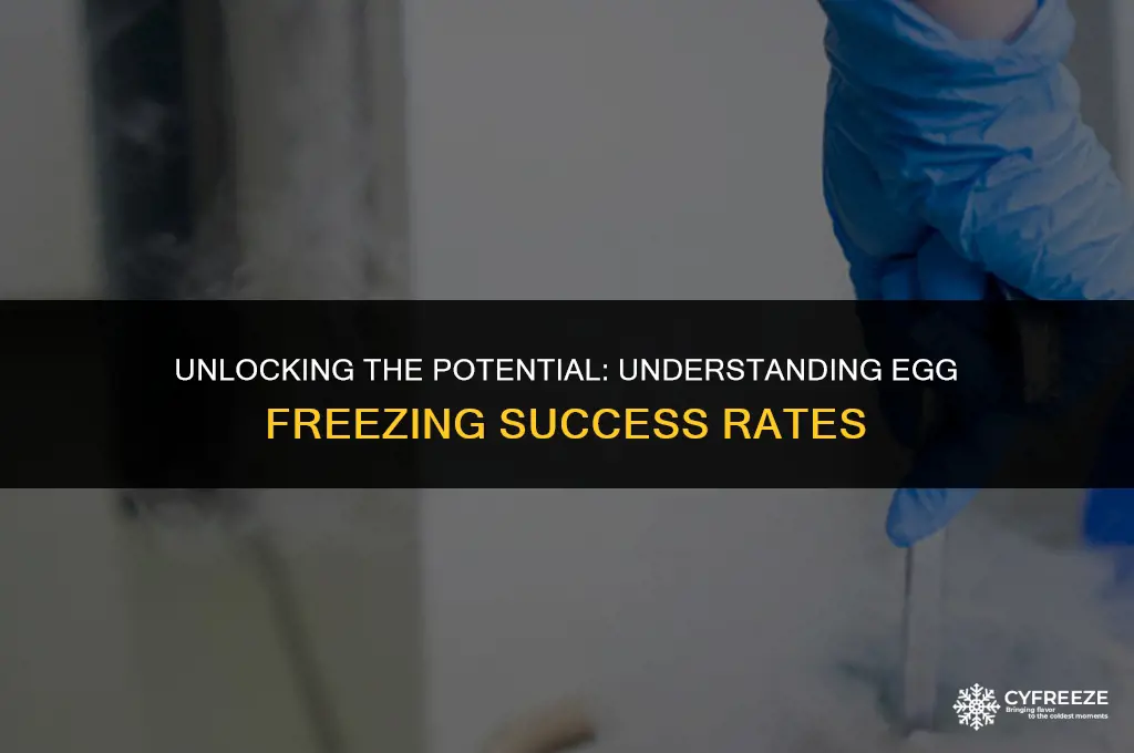 what is the success rate of egg freezing