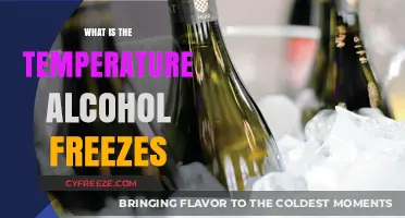 Understanding Alcohol's Freezing Point: Temperature Insights for Spirits and Liquors