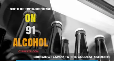 Freezing Point of 91% Alcohol: Understanding Its Temperature Threshold
