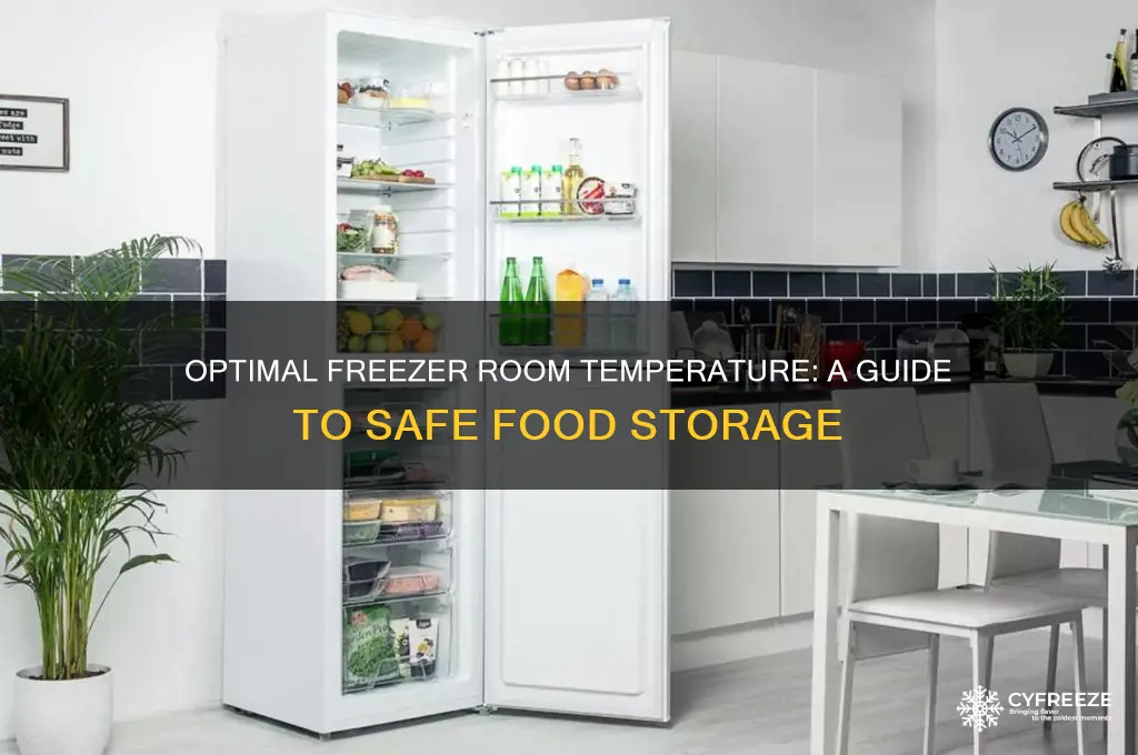 what is the temperature of a freezer room