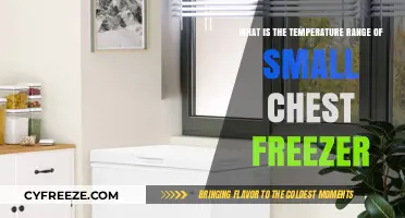 Small Chest Freezer Temperature Range: Optimal Cooling for Compact Storage