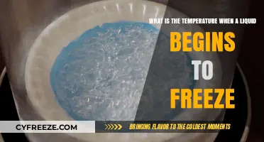 Understanding the Freezing Point: When Liquids Begin to Freeze
