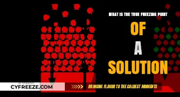 Unveiling the True Freezing Point of Solutions: Science Explained