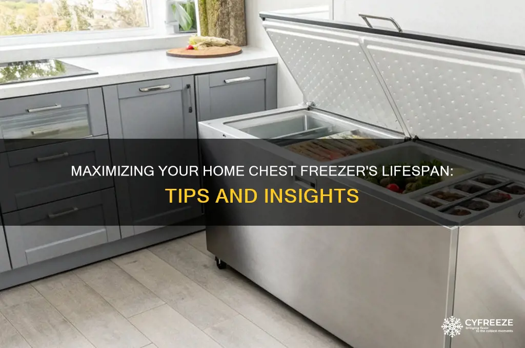 what is the useful life of a home chest freezer
