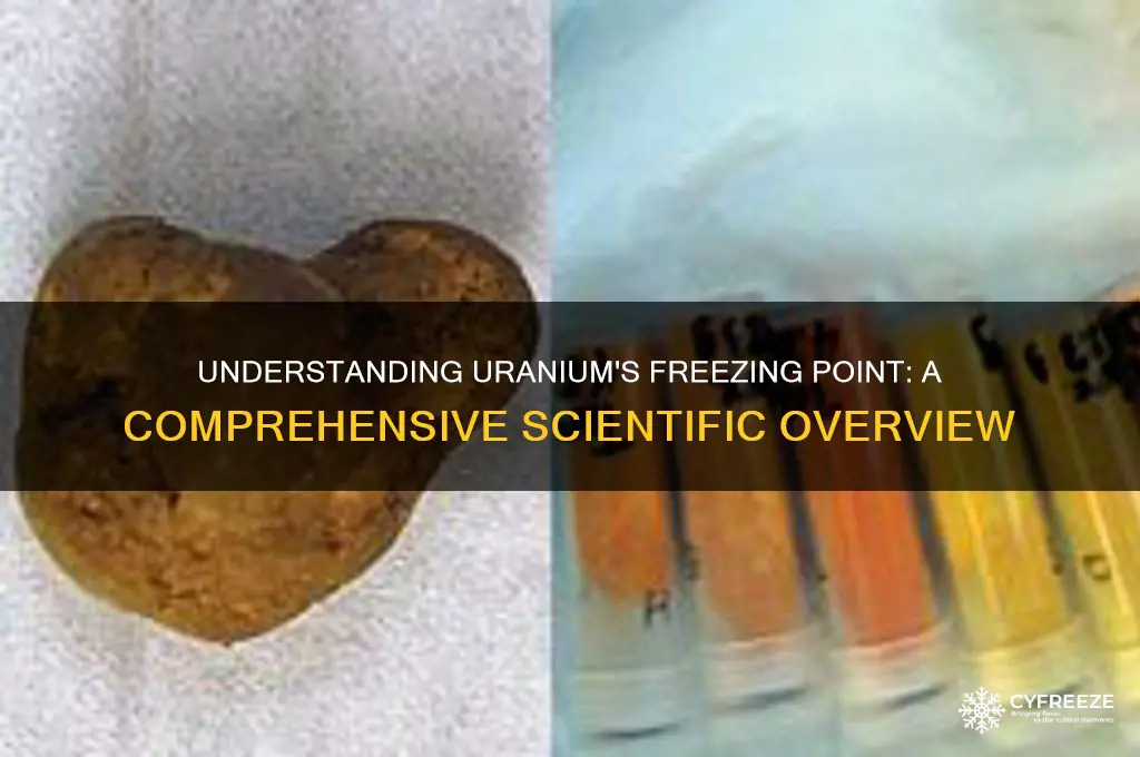 what is uranium freezing point
