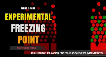 Discover Your Unique Experimental Freezing Point: A Scientific Exploration