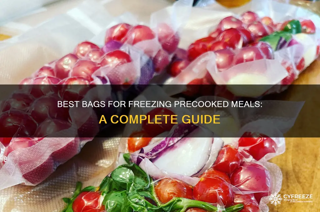 what kind of bags to use to freeze precooked food