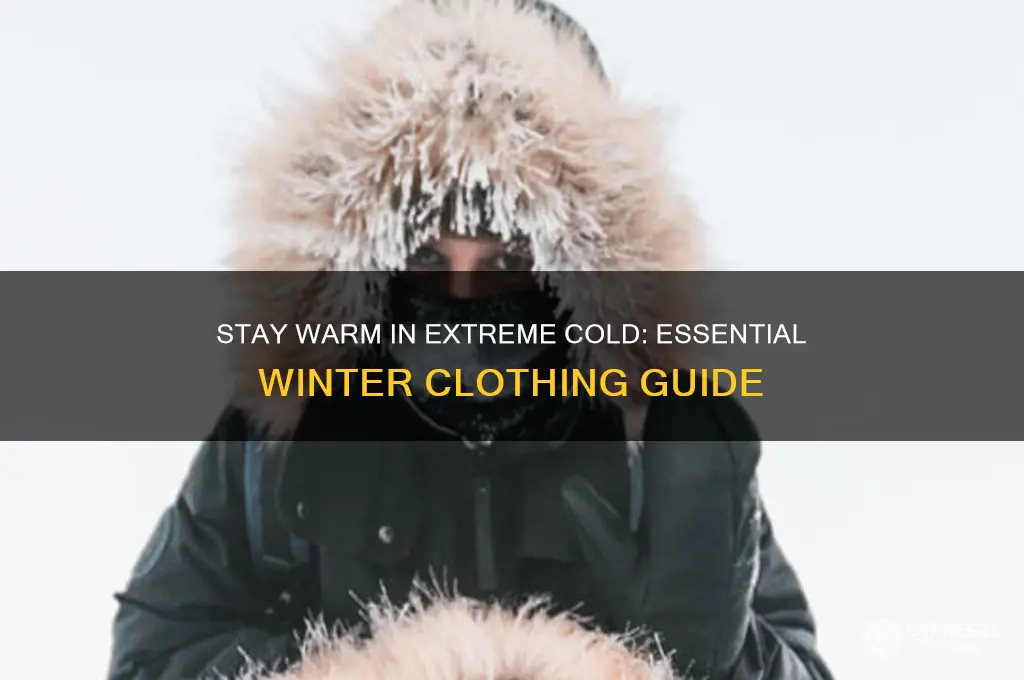 what kind of clothes wear in freezing temperatures