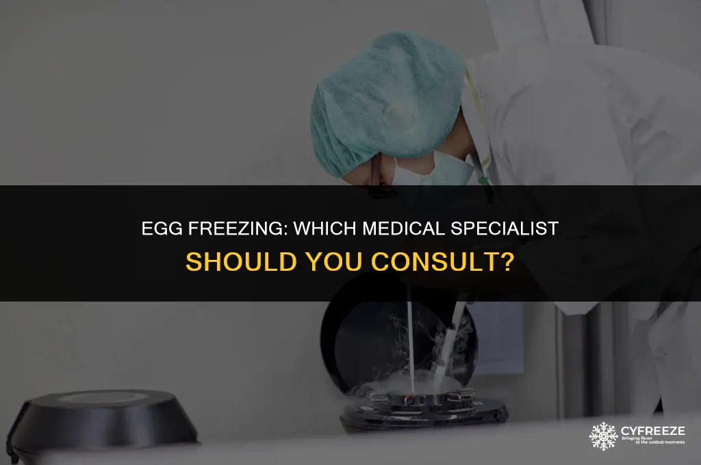 what kind of doctor freezes eggs
