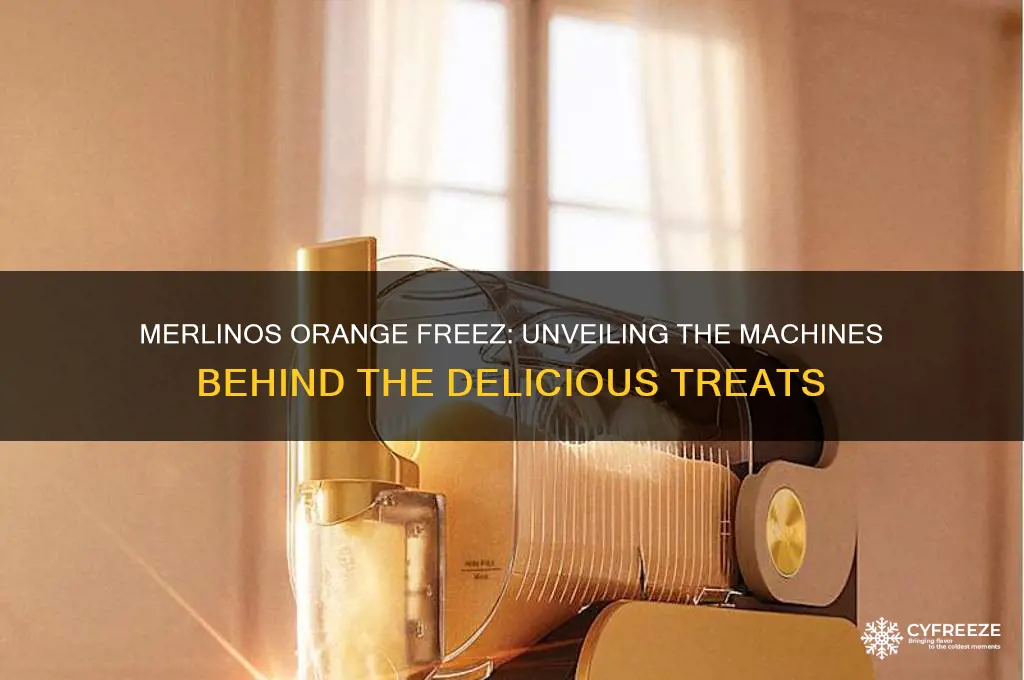 what kind of machines does merlinos orange freez use