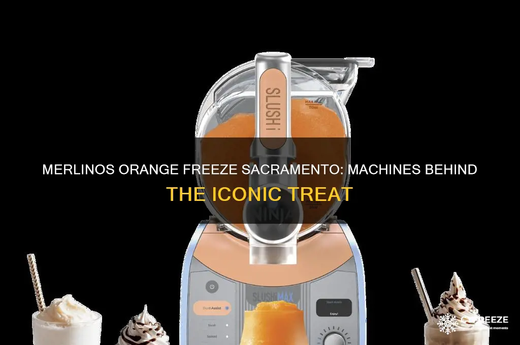 what kind of machines does merlinos orange freeze sacramento use
