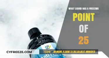 Unveiling the Liquid with a Unique 25-Degree Freezing Point