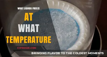 Freezing Points Explained: What Liquids Freeze at What Temperature?