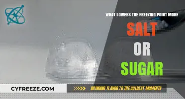 Salt vs. Sugar: Which Lowers Freezing Point More Effectively?