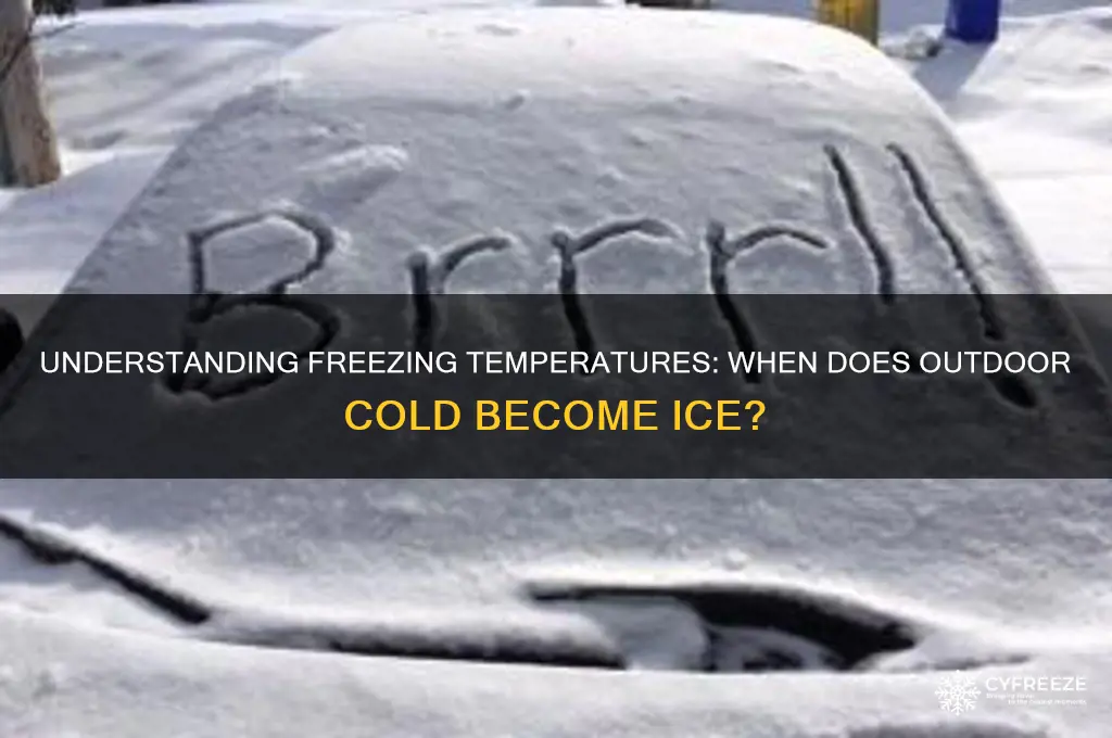 what outdoor temperature is freezing
