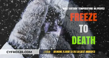 Freezing to Death: Understanding the Critical Outside Temperature Threshold