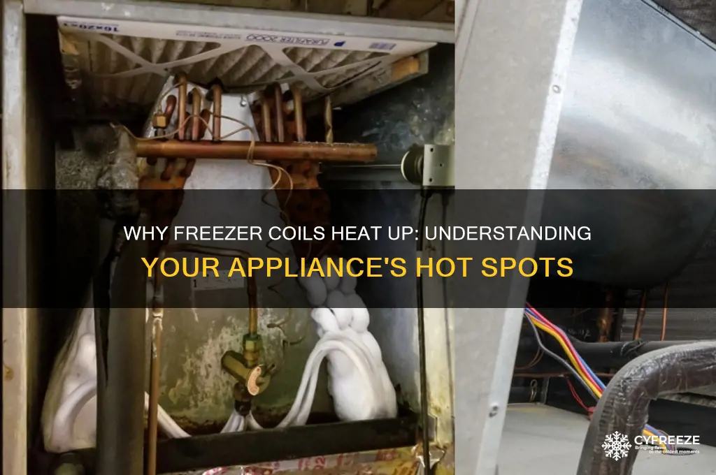 what part of a freezer gets hot