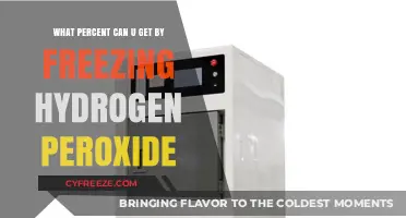Freezing Hydrogen Peroxide: Unlocking Its Maximum Concentration Potential